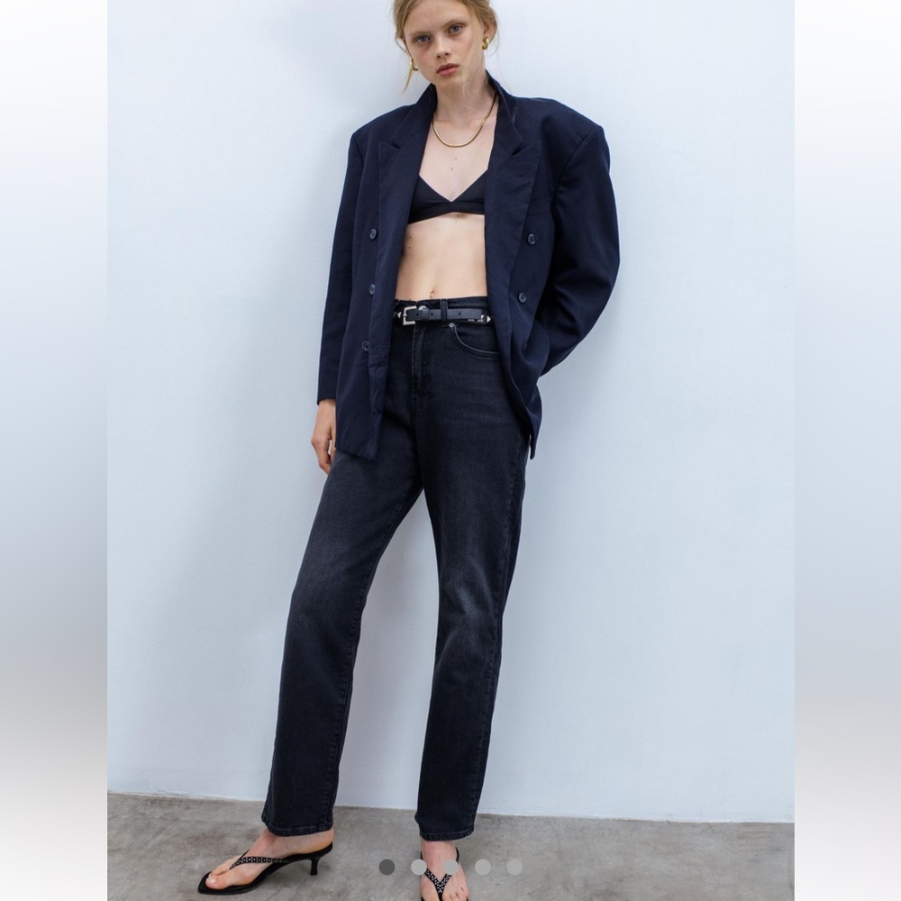 BDG Black Stretch Cowboy Jeans Straight